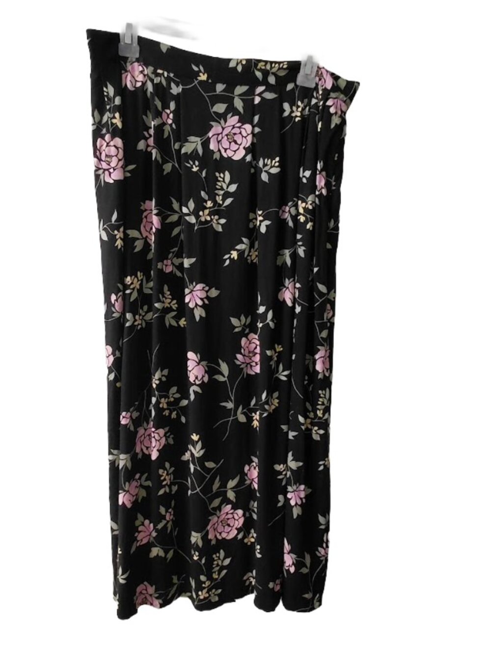 Sag Harbor Vintage Floral midi skirt - Large - 100% Rayon